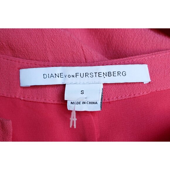 Diane Von Furstenberg DVF - NAZ Caftan Dress, Oversized or Swim Cover, Pink S - Picture 3 of 10